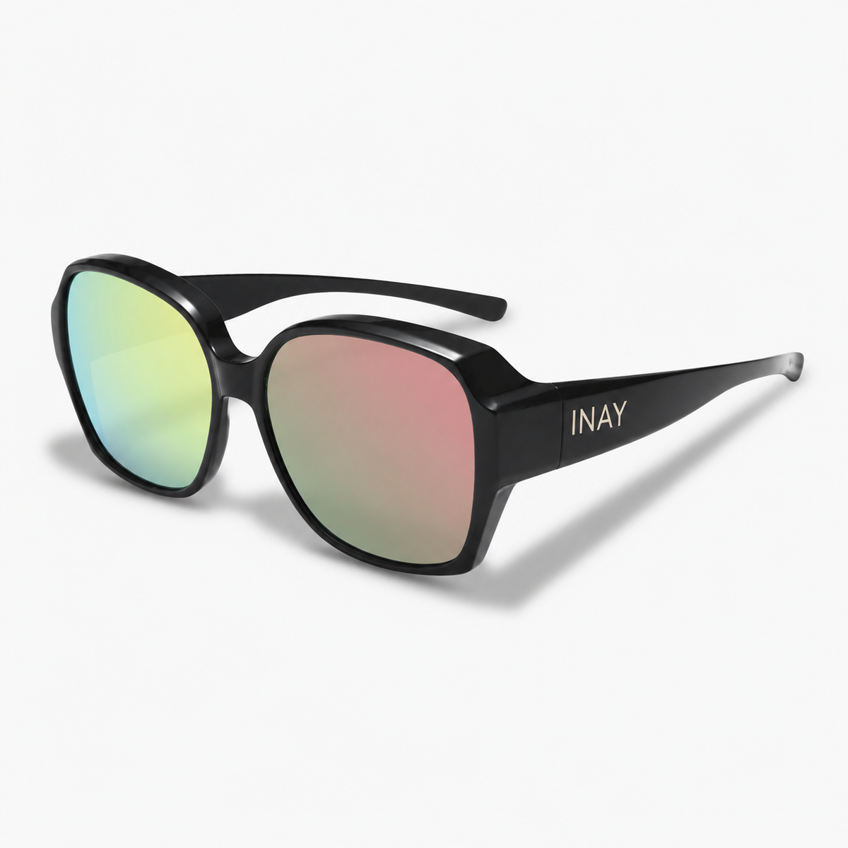 Surlunettes INAY Serene coloris Glacier – miroir rose