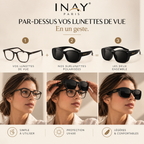 Surlunettes INAY : se portent par-dessus vos lunettes de vue en un geste